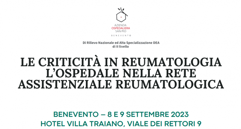 LE CRITICITA' IN REUMATOLOGIA